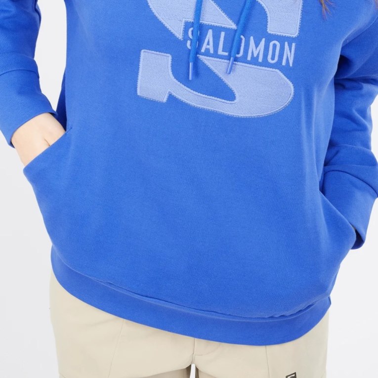 Blue Salomon Outlife Logo Summer Women's Sweatshirt | PH 89754K